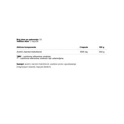 Acetyl L-Carnitine 1000 mg – 100 kapsula 2