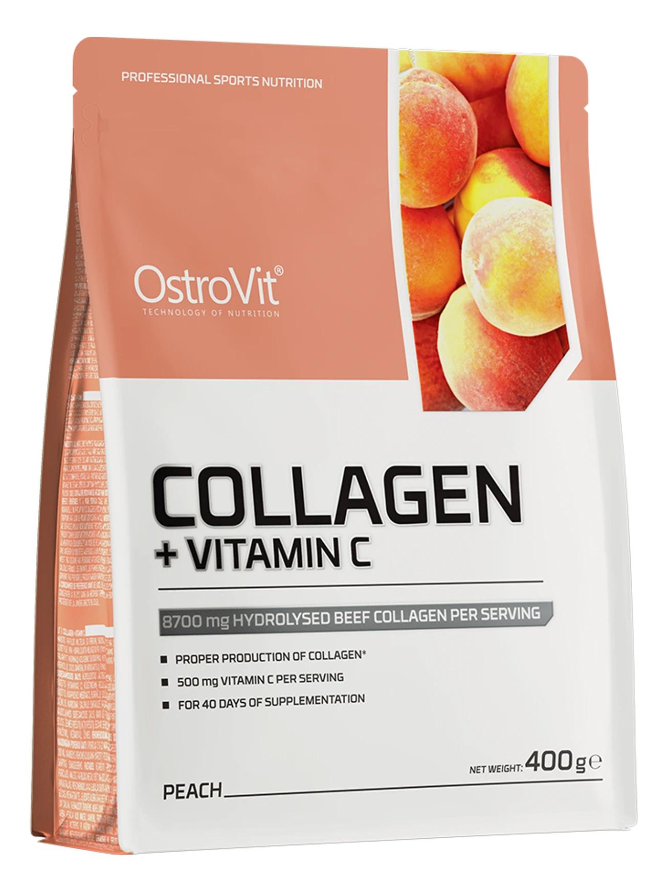 Collagen + Vitamin C 400g - peach